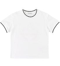 Dolce & Gabbana T-shirt - Vit m. Broderi