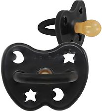 Hevea Dummy - 3-36 Mths. - Natural Rubber - Black w. Star/Mne