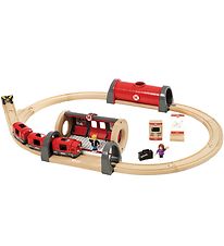 BRIO World Poste de mtro - Rouge 33513