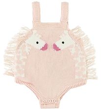 Stella McCartney Kids Bodysuit Sleeveless - Knitted - Rose w. Gi