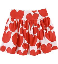 Stella McCartney Kids Skirt - White/Red Hearts