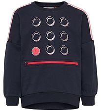 LEGO Duplo Sweatshirt - LWSun - Navy m. Pink/Silber