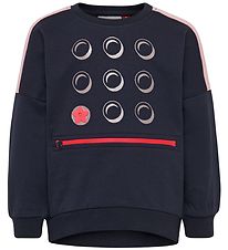 LEGO Duplo Sweatshirt - LWSun - Navy m. Roze/Zilver