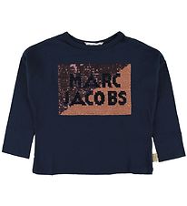 Little Marc Jacobs Long Sleeve Top - Navy w. Sequins