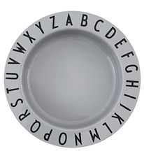 Design Letters Bowl - Tritan - 15,5 cm - Eat & Learn - Grey