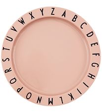 Design Letters Plate - Tritan - 20 cm - Eat & Learn - Powder