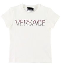 Versace T-shirt - Vit m. Logo