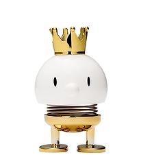 Hoptimist King Junior Bumble - 12 cm - White/Gold
