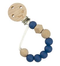 Tiny Tot Pacifier Clip - Sapphire Blue
