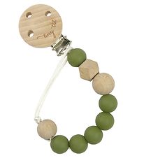 Tiny Tot Pacifier Clip - Army Green