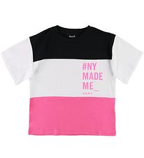 DKNY T-Shirt - Schwarz/Wei/Pink