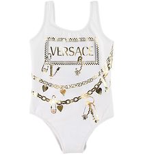 Versace Maillot de Bain - Blanc av. Logo