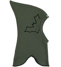 Racing Kids Balaclava - Armygreen w. Bat