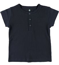 En Fant Stuttermabolur - Dark Dökkblátt