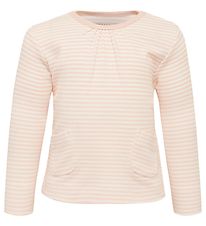 Fixoni Long Sleeve Top - Kiss - Peach Whip w. Stripes