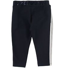 Emporio Armani Leggings - Dökkblátt/Hvítur