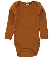 Smallstuff Bodysuit l/s - Maple Syrup w. Star