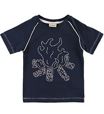 En Fant T-shirt - Dark Navy w. Campfire