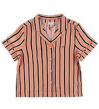 Tommy Hilfiger Skyrta - Dvalarstaður Stripe - Appelsína