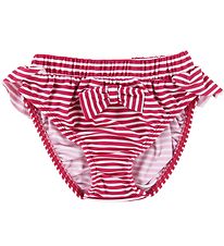 Petit Crabe Bikiní buxur - Zoe - UV50+ - Rautt/Hvít - röndótt