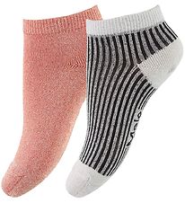 Molo Ankle Socks - 2-pack - Noja - Aloha Peach