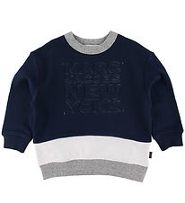 Little Marc Jacobs Sweat-shirt - Marine av. Texte
