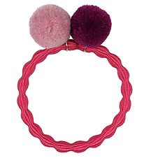 Kknekki Hair Tie - Rose w. Pom-Pom