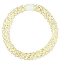 Kknekki Hair Tie - Light Yellow Glitter