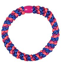 Kknekki Hair Tie - Electric Blue/Pink Glitter