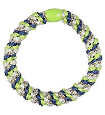 Kknekki Hair Tie - Dusty Blue/Lime Glitter