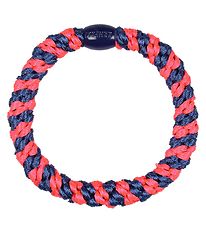 Kknekki Hair Tie - Dusty Blue/Neon Pink