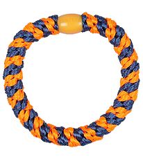 Kknekki Hair Tie - Dusty Blue/Neon Orange