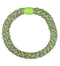 Kknekki Hair Tie - Green Glitter