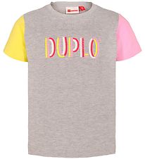 LEGO Duplo T-shirt - LWTonja - Grey w. Duplo