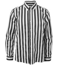 Hound Skirt - White/Black Striped