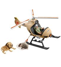 Schleich Wild Life Set - Hlicoptre de sauvetage 42476