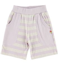 Katvig Shorts - Graumeliert meliert/Lavendel