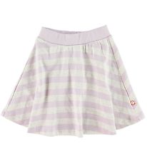 Katvig Skirt - Grey Melange/Lavender