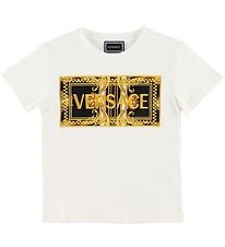 Versace T-Shirt - Blanc av. Logo