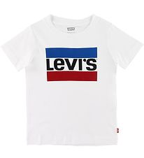 Levis Stuttermabolur - Hvítur M. Lógó