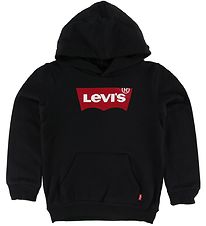 Levis Kapuzenpullover - Fledermausflgel - Schwarz