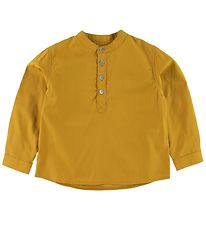 Christina Rohde Blouse - Mustard w. Buttons