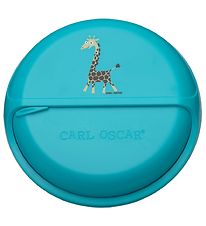 Carl Oscar Snackbox - BentoDISC - 18 cm - Turquoise Giraffe