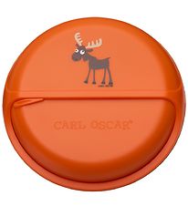 Carl Oscar Snackbox - BentoDISC - 18 cm - Oranje Moose