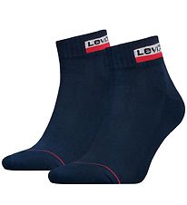 Levis Ankle Socks - 2-pack - Mid Cut - Navy