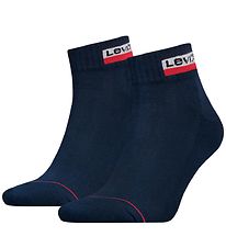 Levis Enkelsokken - 2-pack - Mid Cut - Navy