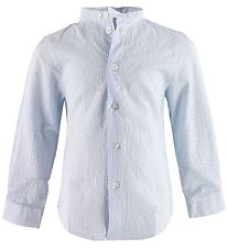 Emporio Armani Shirt - Blue/White Striped