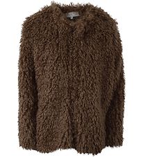 Hound Jacket - Brown Faux Fur