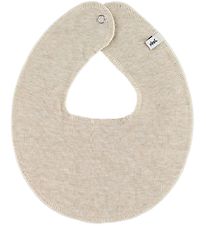 Pippi Baby Teething Bib - Round - Sandshell