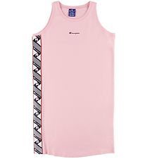 Champion Fashion Kleid ohne Ärmel/Pink m. Streifen